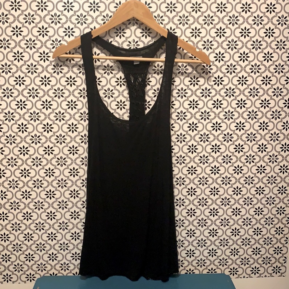 Aerie macrame loose tank